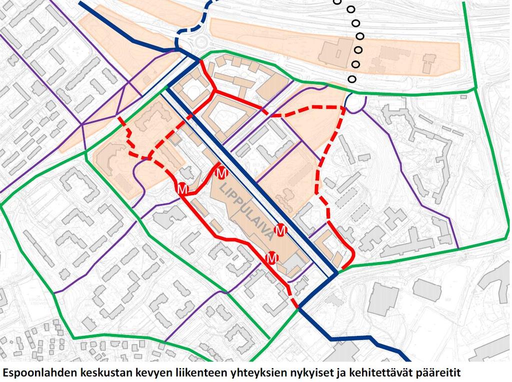 Kevyen liikenteen tavoitteellinen verkosto Päivitetään