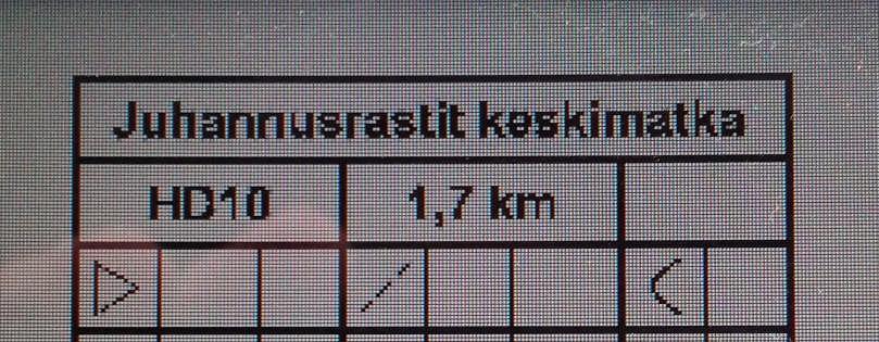 suuret kaikilla radoilla. Keskimatkan radat ovat hieman ylimittaiset, jotta kaikki sarjat saavat kiperää reitinvalintaa ja loppupuolen hajonnat rikkovat mahdollisesti muodostuvat letkat.