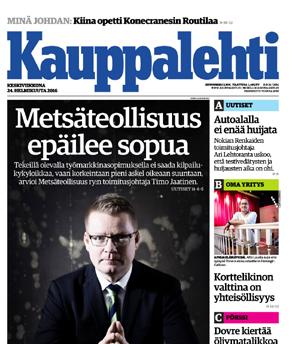 Kauppalehti Johtajien oma rekrytointimedia Aineisto Varaus Keskiviikko Ma klo 14 Pe klo 16 Työ&Ura Kauppalehdessä joka keskiviikko, poislukien 6.12.2017.