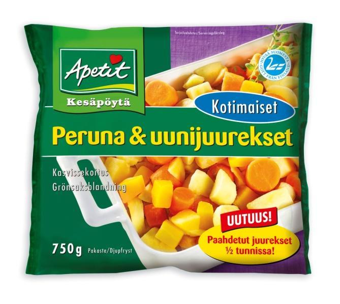 Pinaattikeitto tulee mukaan Apetit Kotimainen sarjaan.