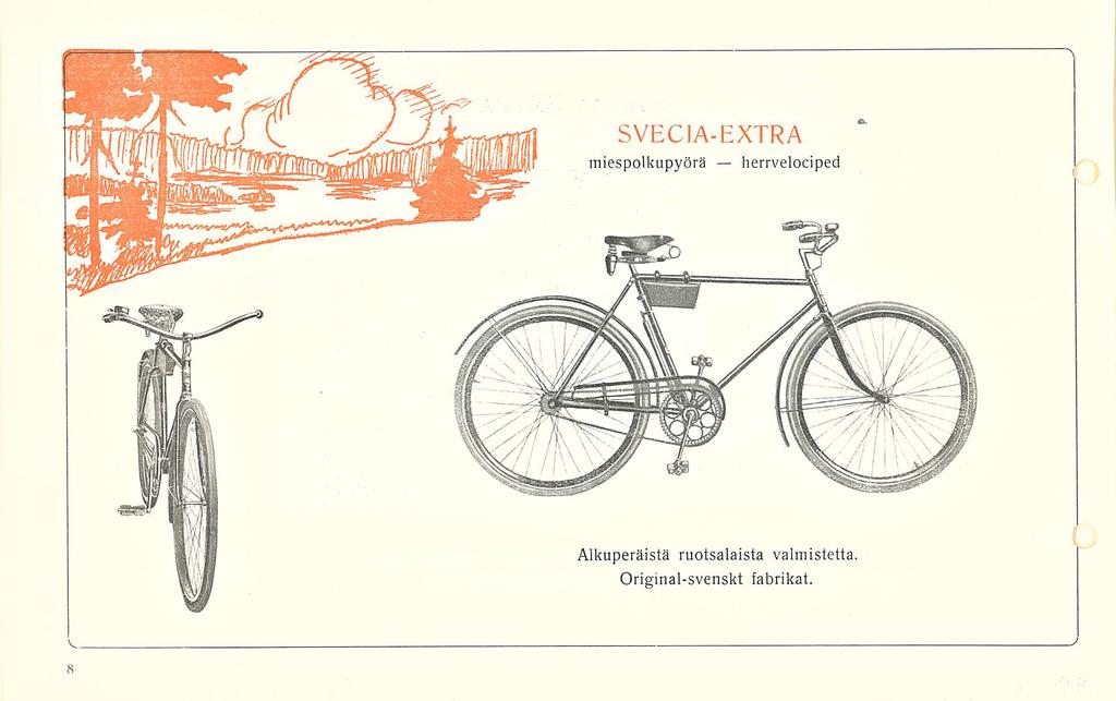 SVECIA-EXTRA miespolkupyörä herrvelociped