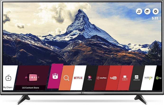 M139 Taulutelevisio LG UHD TV 4K, 55UH615V, 55"