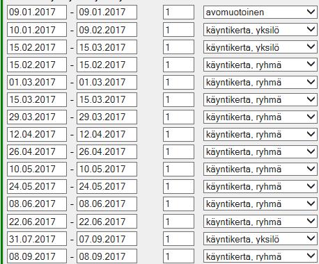 Esimerkki 5 Mielenterveyskurssit, Oras-avokurssi