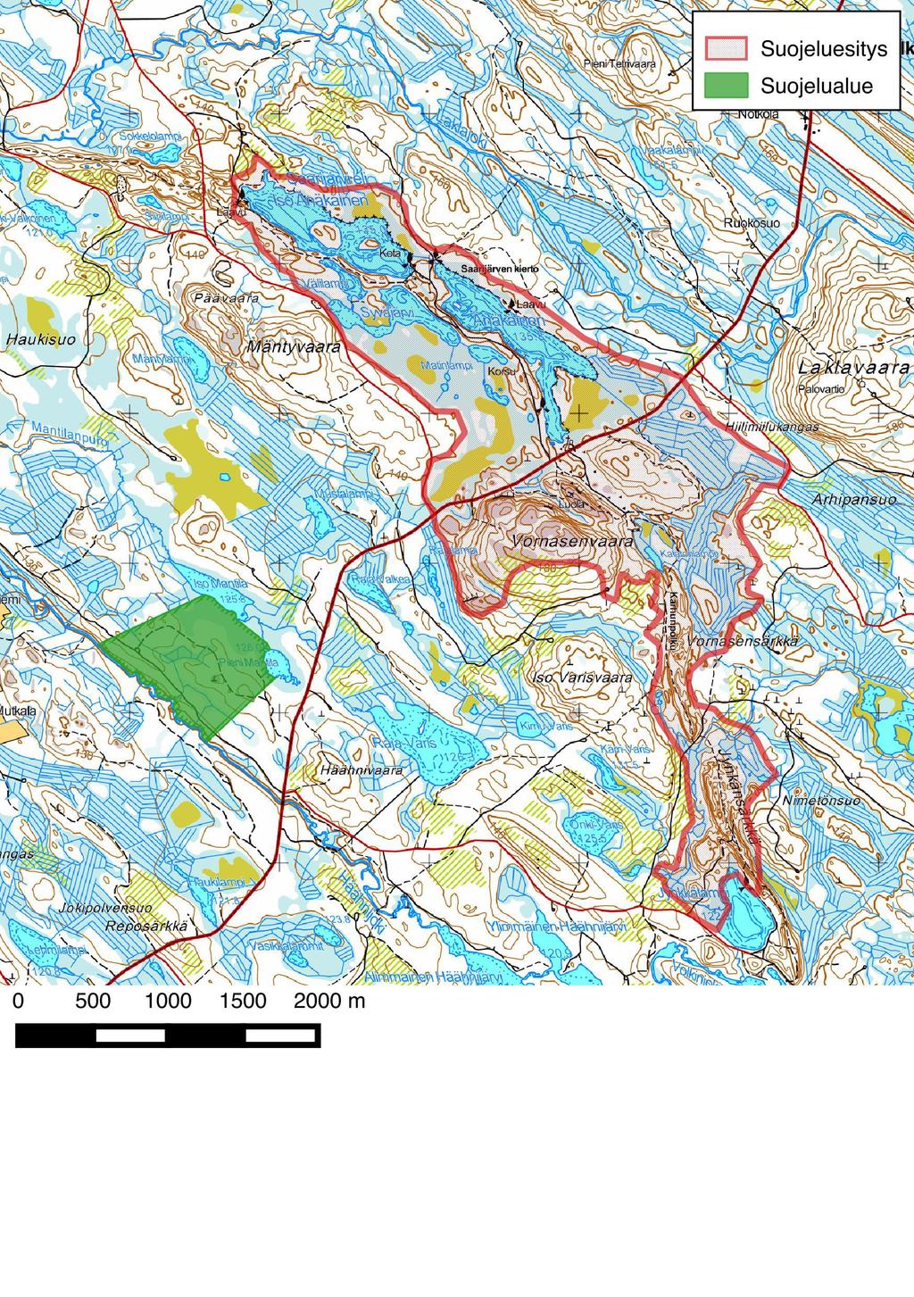 Suomenselän ja maanselän alueiden