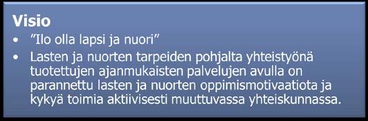 perusopetuksen ja nuorisopalvelujen kehittämisohjelma. Tämän tavoitteena on tukea kuopiolaisia lapsia ja nuoria sekä opettajia.