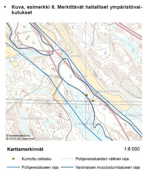 6 Esimerkki 6: Merkittävät haitalliset ympäristövaikutukset Hallinto-oikeus kumosi kunnan myöntämän myönteisen suunnittelutarveratkaisun.