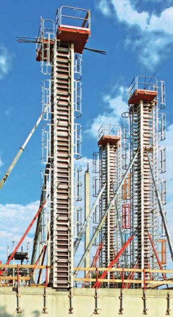 RAPID Pilarimuotti Turvalliset nousutiet ja betonointitasot Turvallista työskentelyä joka korkeudella. RAPID nousutiet ja betonointitasot oman turvallisuutesi takia.