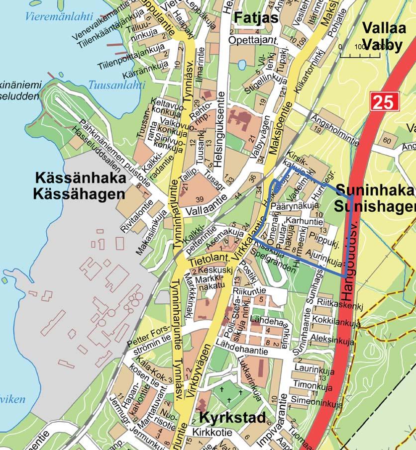SUUNNITTELUALUEEN YLEISKUVAUS SIJAINTI Asemakaavan muutosalue sijaitsee Virkkalan kaupunginosassa, Virkkalan taajaman koillisosassa.