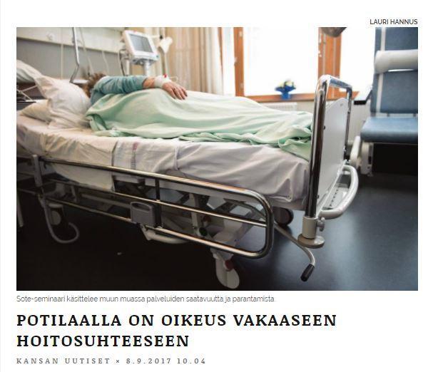 Asiakkaiden ja potilaiden oikeudet Sosiaali- ja