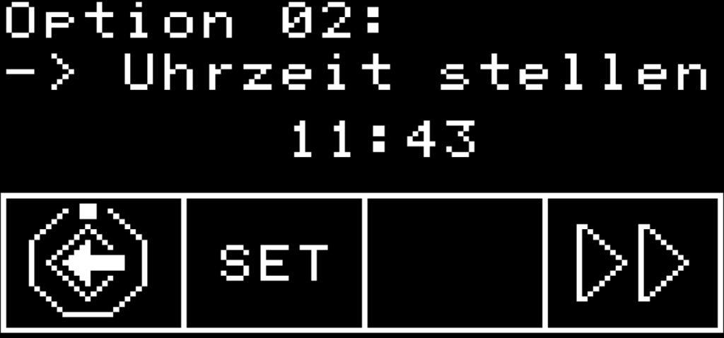 4 Käyttö 4.7 Toimintojen ohjaaminen valikon kautta Ajankohtainen Firmware version näytetään.