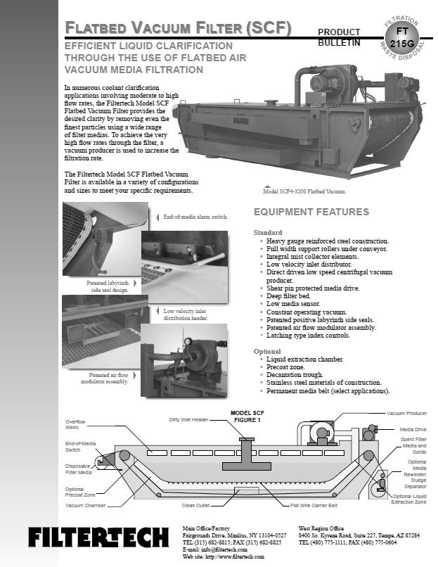SCF IMUSUODATIN, FILTERTECH LIITE 7 (Model SCF Air
