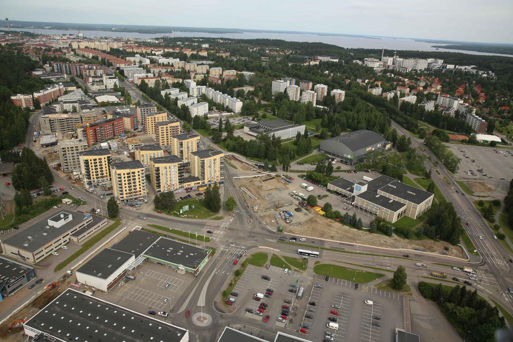 Sammonkatu, Rieväkatu TULEVA RAITIOTIEPYSÄKKI 16 Kaupungin edeltävä