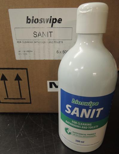 M39 Siivousaine x 6 pulloa Bioswipe Sanit, WC- ja