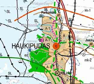 4. SUUNNITTELUALUEEN NYKYTILA 31 Haukiputaan Martinniemi Haukiputaalla on voimassa Pohjois- Pohjanmaan maakuntakaava (YM 17.2.2005).