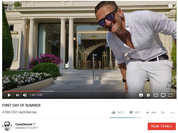 Casey Neistat + Samsung Galaxy S8 Kampanjalla haluttiin tuoda esille, Samsung Galaxy S8 puhelimen kameraominaisuuksia.
