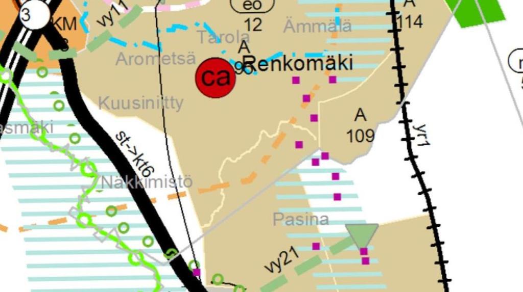 Selostus - LUONNOS A-2699 D/427/10.02.03.00.04/2017 6 (11) Kuva 4. Ote Päijät-Hämeen maakuntakaavasta 2014 Kuva 5.