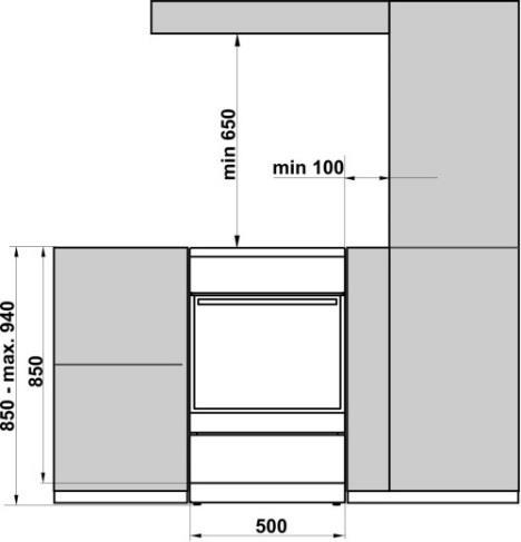 ASENNUS- JA LIITÄNTÄOHJEET LAITTEEN SIJOITTAMINEN (mm) Kiinnitä pidike seinään kaavion