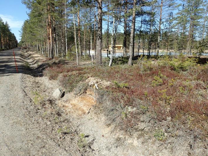 Pohjoiskoilliseen. Haaruskangas A:n lounaisosa Haaruksentien pohjoispuolella.