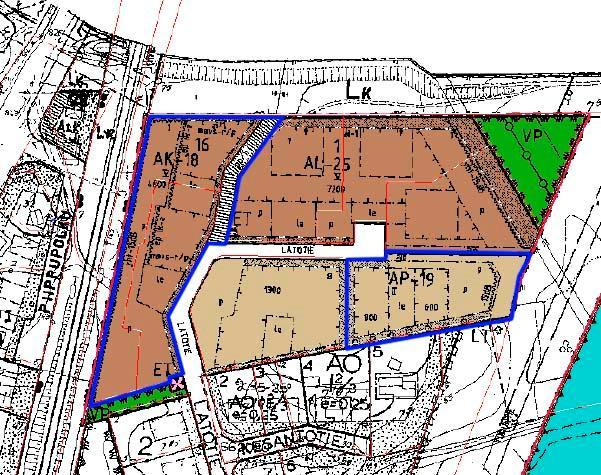 Kerrosluku on viisi ja rakennusoikeus 4800 m².