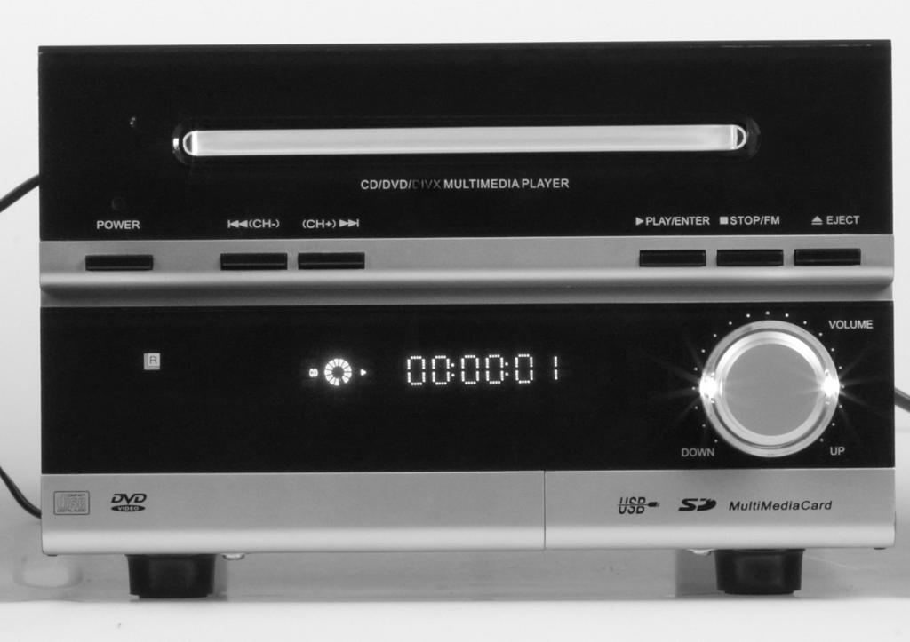 Musikkanlegg med DVD-spiller