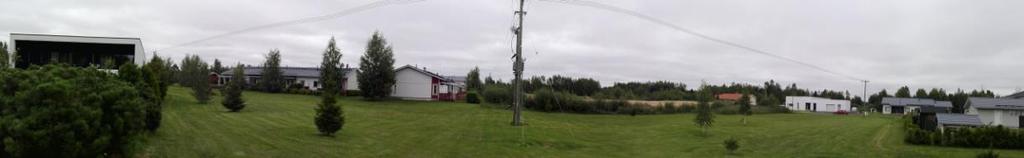 Näkymä Niittyrannantieltä Kuovitielle.