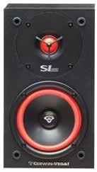 The LOUD Speaker Company SL-sarja Tässä mallisarjassa on legendaarinen Vega-basso piilotettu hillittyn ulkoasuun.