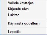 Kaikki laitteellesi asennetut ohjelmat löydät Kaikki ohjelmat (All Programs) -alivalikosta.