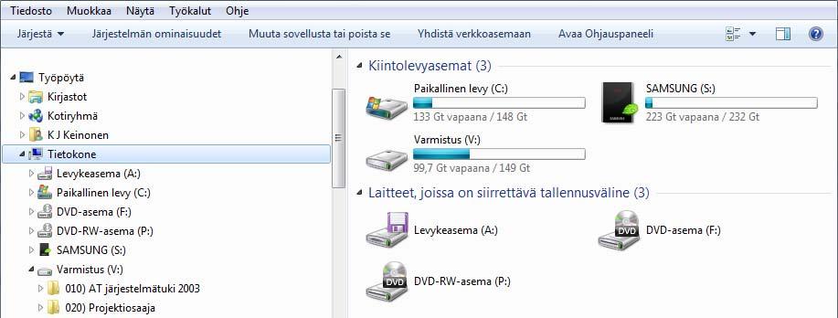 Kuvakkeet eli ikonit (Icons) Olet jo tässä vaiheessa törmännyt kuvakkeisiin. Kuvake on kuva, jota kaksoisnapsauttamalla avaat kyseisen objektin.