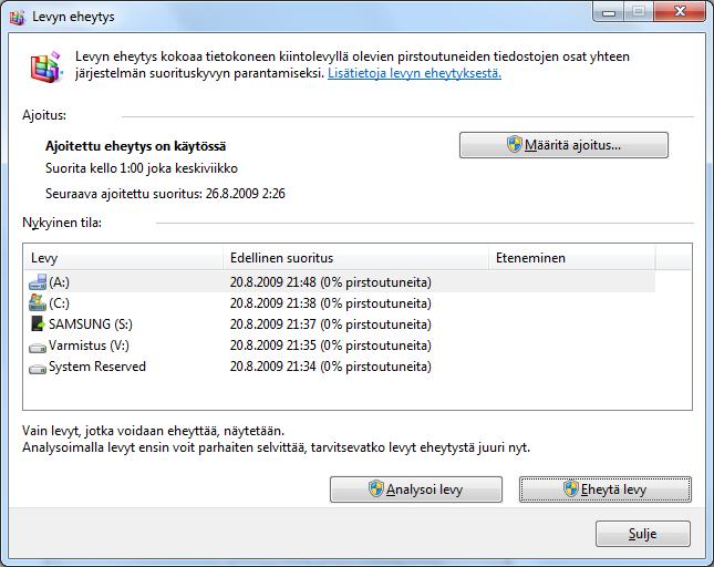 Järjestelmätyökalut (System Tools)! Windows 7 Järjestelmätyökalut ovat usein ammattikäyttöön tarkoitettuja apuohjelmia, joilla laitteen osien kuntoa tai toimintaa voidaan korjata ja/tai tehostaa.