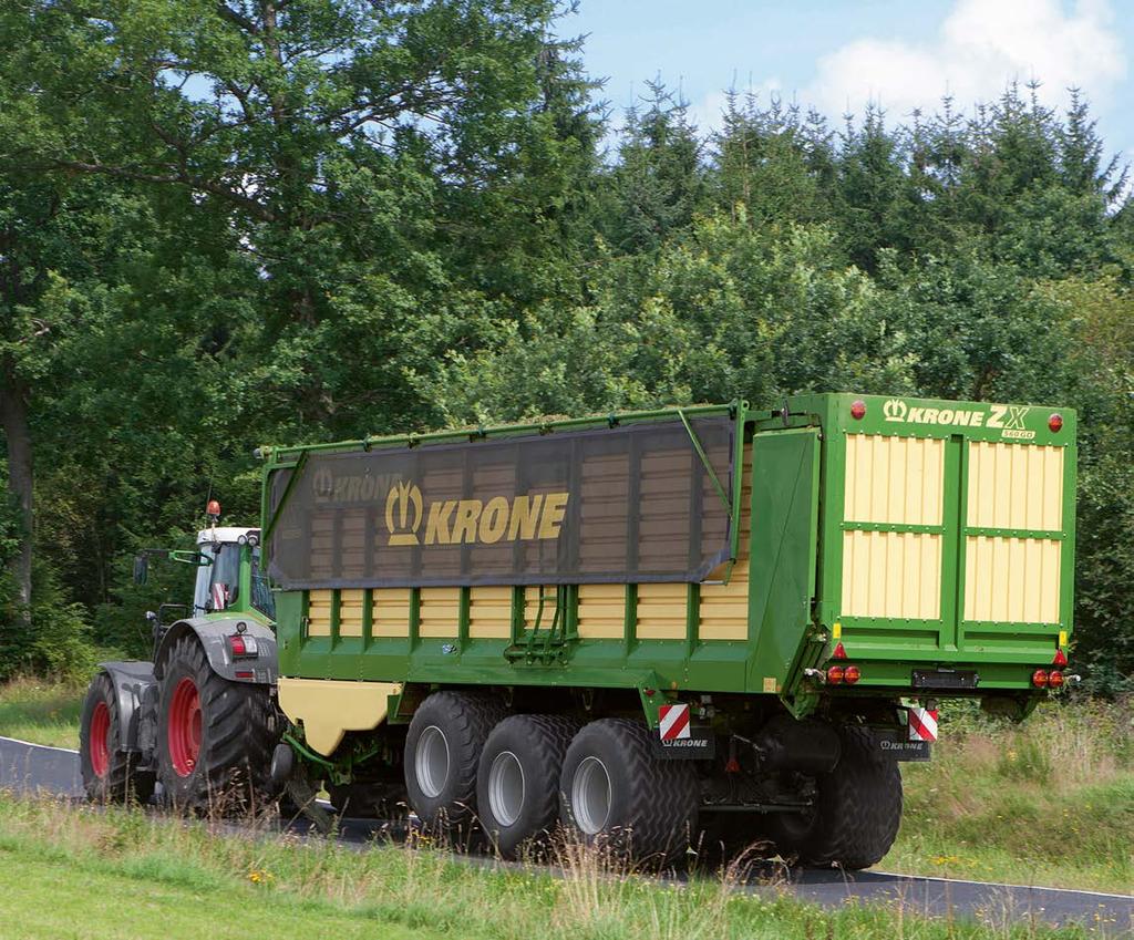 Tridem-akselisto Hydraulinen tasaus Tridem-akselisto vakiovarusteena ZX 560 GL- ja ZX 560 GD -malleissa Suurin sallittu akselikuormitus jopa 27 000 kg kuormitus jakautuu kolmelle akselille Suurin