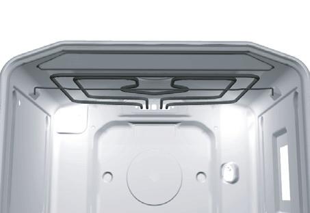rasva ei räisky uunin sisäosiin. Kun grillaat lihaa ritilän päällä, pane rasvankeräyspelti alle. When grilling meat on the grid, place a drip tray underneath.