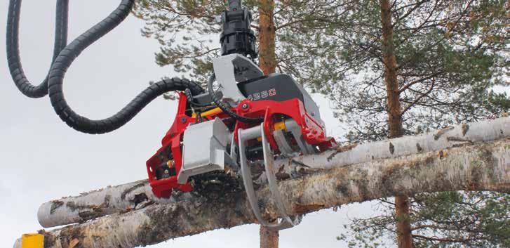 NISULA 425C KÄYTTÖKOHTEET Harvennukset Karsitun energiapuun teko Yhdistelmäkonekäyttö SOPIVAT ALUSTAKONEET Kevyet harvesterit Maataloustraktori varustettuna tuppisovitteisella kuormaimella Ajokoneet