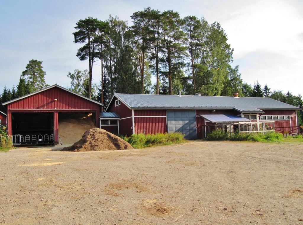 11 Kuivikevarasto ja lampola eläinsuoja ja varasto Alkuperäinen käyttötarkoitus - Rakennusvuosi 1987