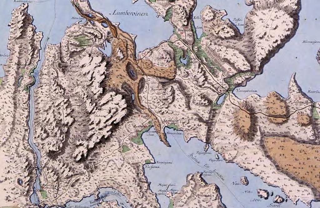 FCG SUUNNITTELU JA TEKNIIKKA OY Raportti 6 (83) 1680-1690-luvuille saakka. Kappalaisen virkatalona toiminut Tarvaalan pappila erotettiin tilan maista vuonna 1691.