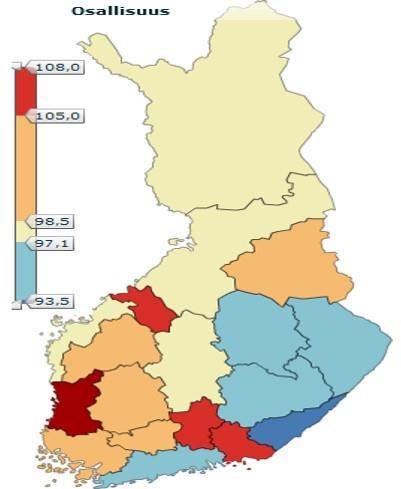 Nuorten huono-osaisuus ja osallisuus maakunnissa Inhimillinen huono-osaisuus Sosiaaliset seuraukset Taloudelliset kustannukset Osallisuus 1. Itsemurhakuolleisuus 20-34-vuotiailla 2.