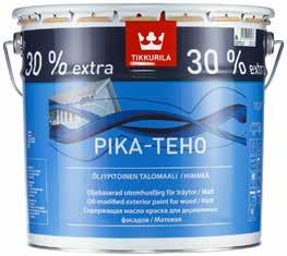Vesiohenteinen, UV-suojattu, erikoispigmenteillä värjätty terassiöljy, jolla on erittäin hyvä sään- ja värinkesto. Sopii terasseille sekä puisille pihakalusteille. Helppo sivellä ja kuivuu nopeasti.