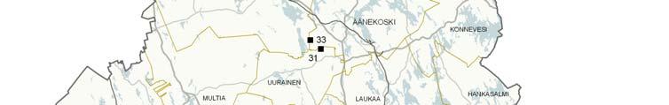 31 Keski Suomen 2. vaihemaakuntakaava..kaavaselostus Uusien arvokkaiden harjualueiden pinta ala on 664 ha.
