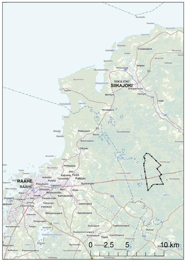 1. JOHDANTO Suomen Hyötytuuli Oy suunnittelee enintään 16 voimalan laajuisen tuulivoimapuiston rakentamista Siikajoen Karhukankaan alueelle.