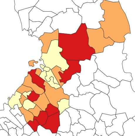 THL:n sairastavuusindeksi (ikävakioitu),