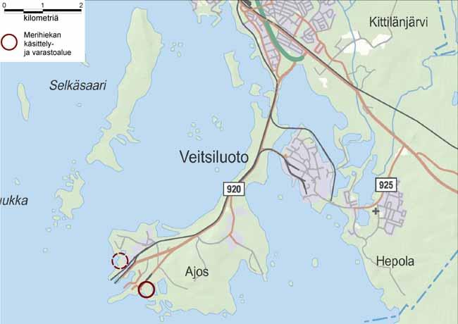 16.11.2009 Ympäristövaikutusten arviointiselostus Kuva 7.