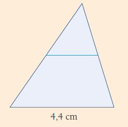 Merkitään pienen klmin kannan pituutta x:llä. n pienen klmin pinta-ala, n alkuperäisen klmin ala. 4 m n x 4 x 4,4 x Kerrtaan ristiin.