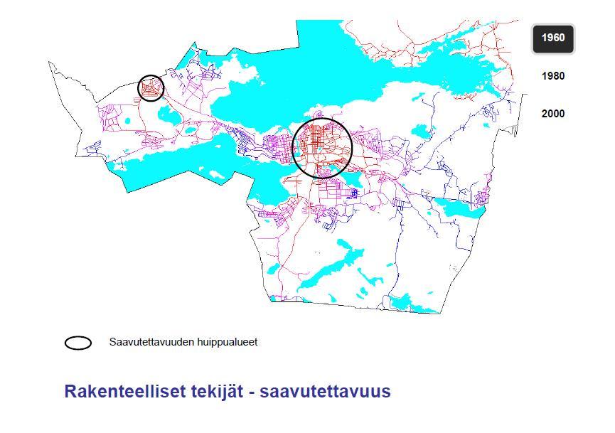 Optimaaliset sijainnitkin muuttuvat eri