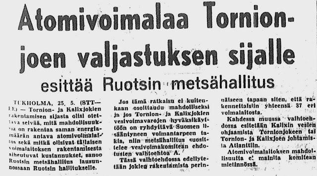 Vuoden 1961 vesioikeuslaki velvoitti voimalat rakentamaan kalaportaat ja huolehtimaan kalanhoitovelvollisuutensa. Ei toivottuja tuloksia.