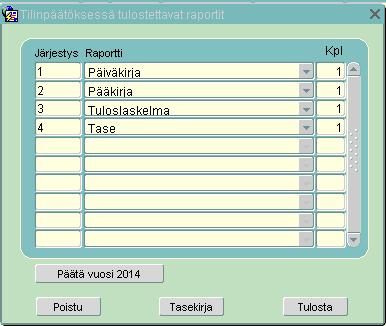 Sulkeminen voidaan vielä peruuttaa.