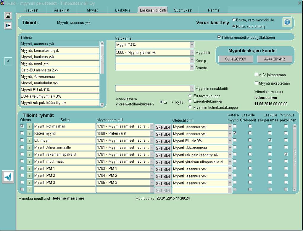 Myyntireskontra ja tilaustenkäsittely