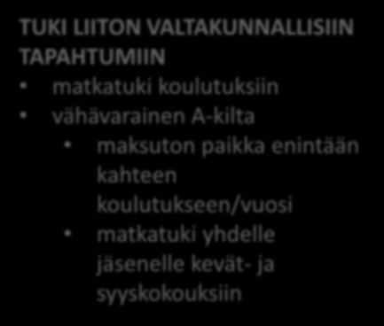 VALTAKUNNALLISIIN TAPAHTUMIIN