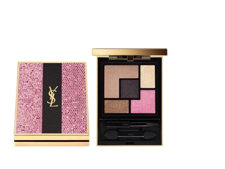 COUTURE PALETTE COLLECTOR VALOA JA VARJOA Rock-henkinen ja naisellinen COUTURE PALETTE COLLECTOR kätkee sisälleen viisi upeaa luomiväriä. Mustan ja vaaleanpunaisen välistä jännitettä.