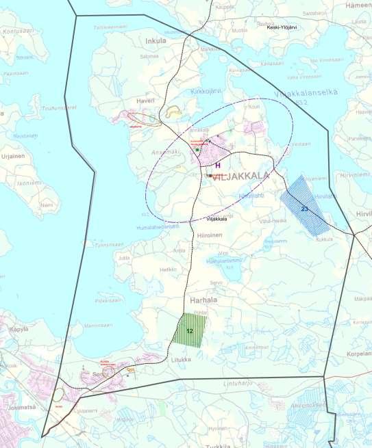 60 Alueen investoinnit Alueelle ei kohdistu investointeja 2014-2018.