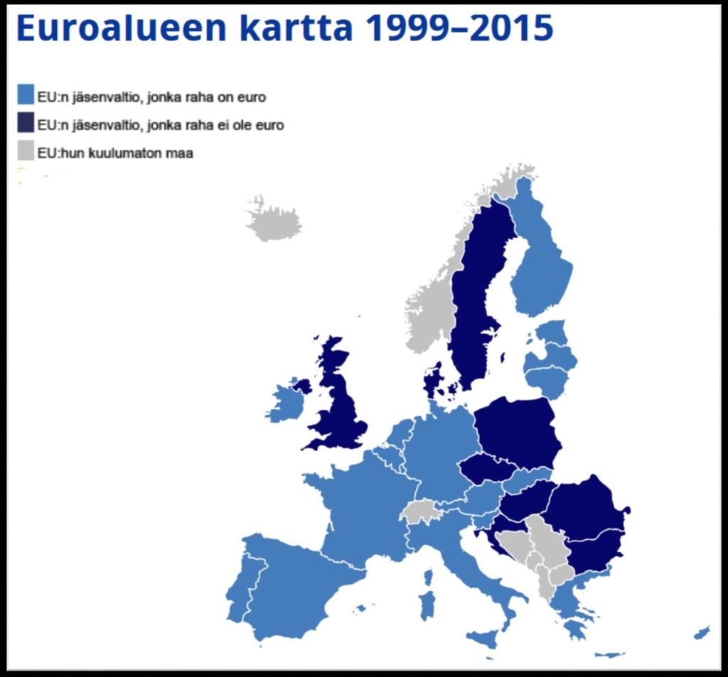 Vaihtokurssit ei euromaat Euroalueen ulkopuolisia ohjelmamaita: Iso-Britannia