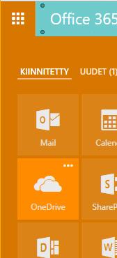 1. OFFICE 365 ELI O365 ONEDRIVE JA MUUT SOVELLUKSET OneDrive on ns.